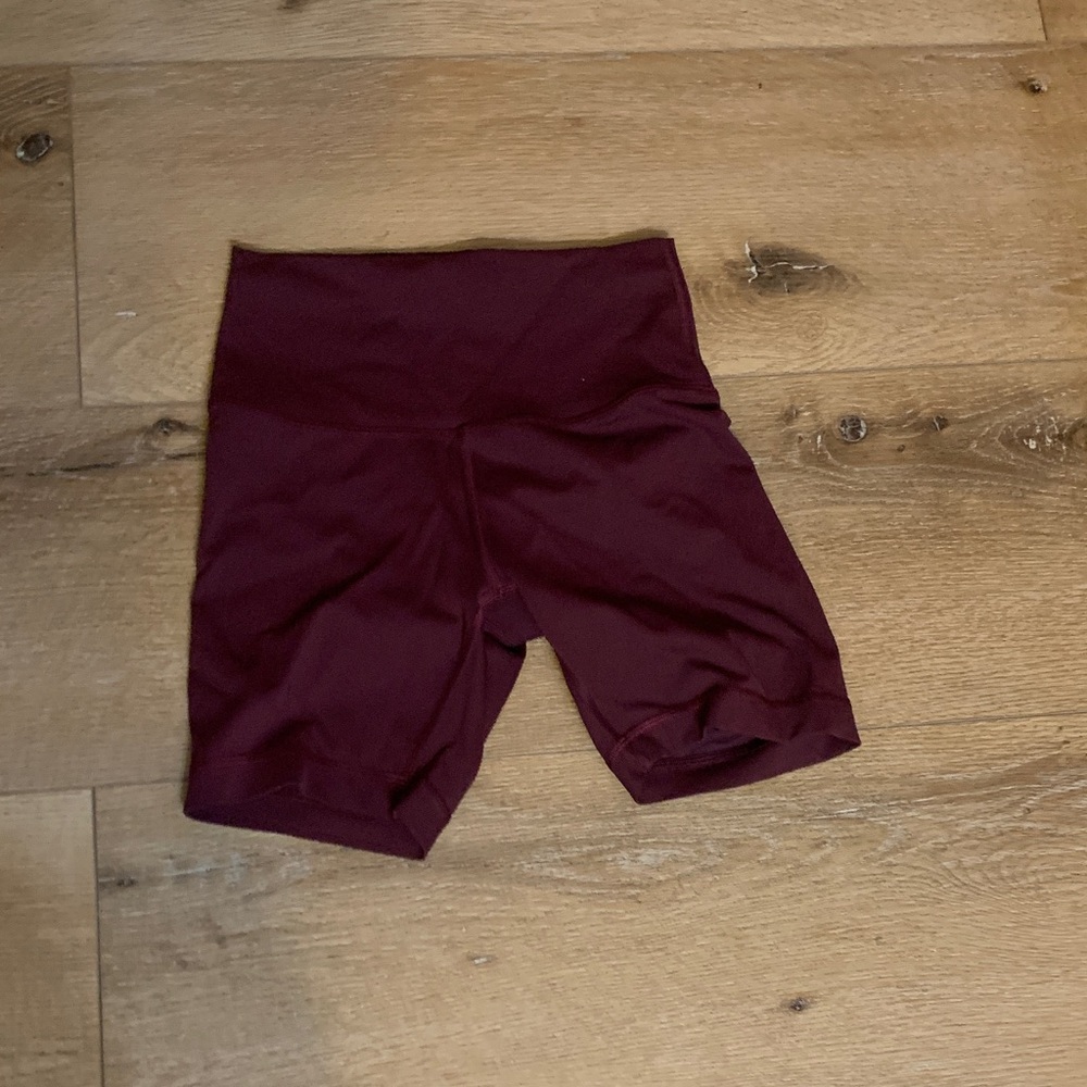 lululemon athletica Deep Maroon High-Rise Bike Shorts